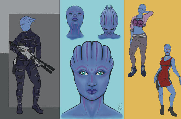 Alien Character Design